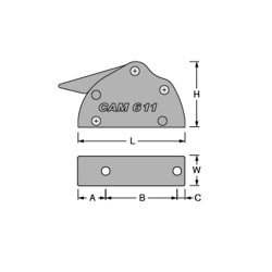 Antal FlatCam aflaster single