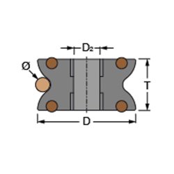 Antal Tulip skive 45-110 mm
