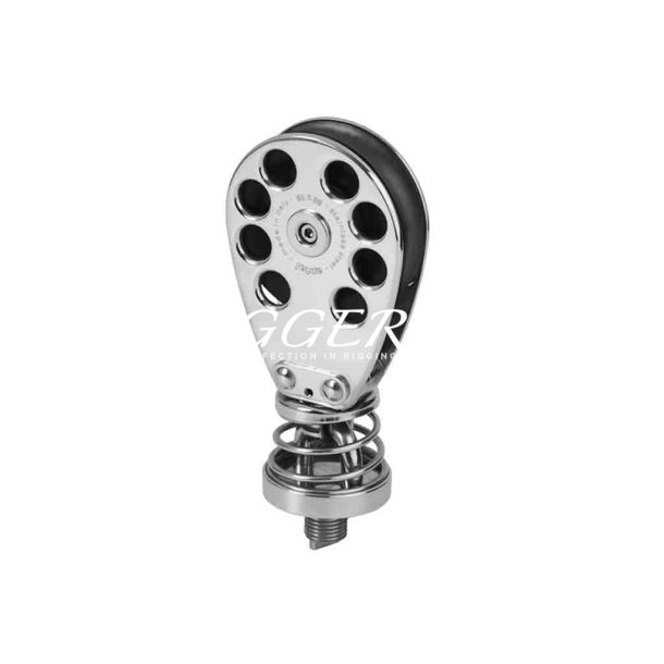 Antal rustfri single stand-up blok med aftageligt pad-eye