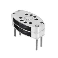 Antal rustfri klassisk dobbelt fodblok