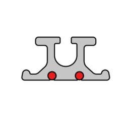 Antal samlepinde til HS24 kulfibermast-skinne