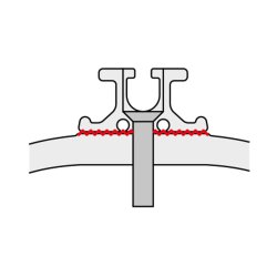 Antal HS22 skinne til kulfibermast