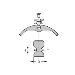 Antal slug til 5,7 mm rund hulkel