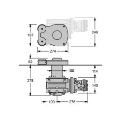 Antal hydraulisk line driver