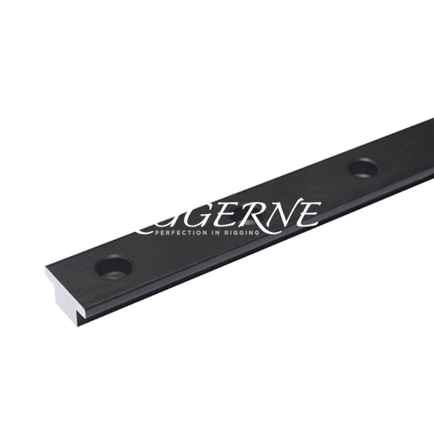 Antal sort T-skinne 26x4mm