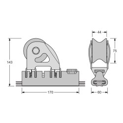 Antal PLUS genoa vogn 32x6