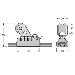 Antal lille genoa vogn 32x6