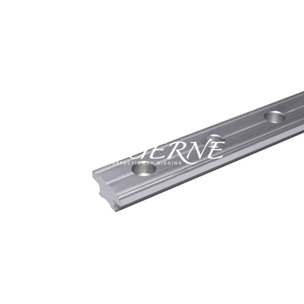Antal T-skinne 40x8mm. Hulafst. 50 mm