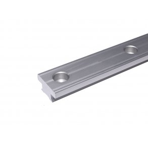 Antal T-skinne 40x8mm. Hulafst. 100 mm