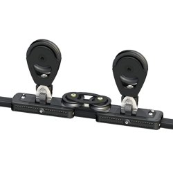 Antal 4race dobbelt storskde-ljgangsvogn med centerudveksling str. 190 til 2 blokke