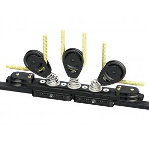 Antal 4race dobbelt storskde-ljgangsvogn str. 190 til 3 blokke