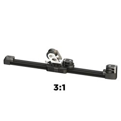 Antal 4race genoa vogn str. 100 med skive og hunsvot