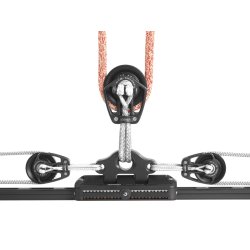 Antal 4race genoa- og storskde-ljgangsvogne til Dyneema-liner