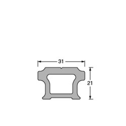 Antal 4Race standard skinne 31x21mm