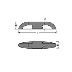 Antal drejbar klampe