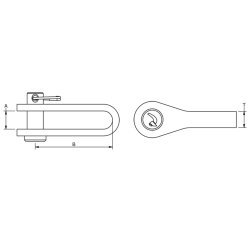 Blue Wave strap toggle