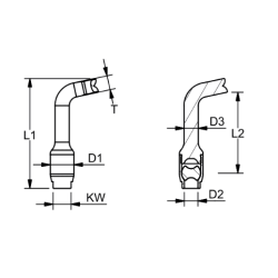 Blue Wave Ropeline T-terminaler