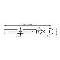 Blue Wave Apex vantskrue toggle