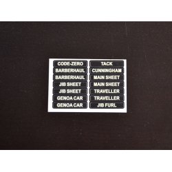 Glowfast glow-in-the-dark labels. St 2 Engelsk