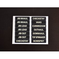 Glowfast glow-in-the-dark labels. St 3 Engelsk