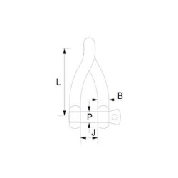 316L lang twist-sjkel med RS skrue pinbolt