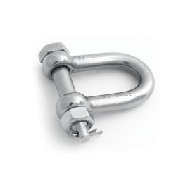316L D-sj�kel med sikkerheds pinbolt