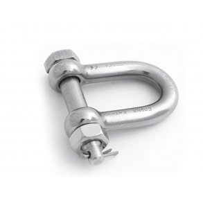 316L D-sjkel med sikkerheds pinbolt Type E