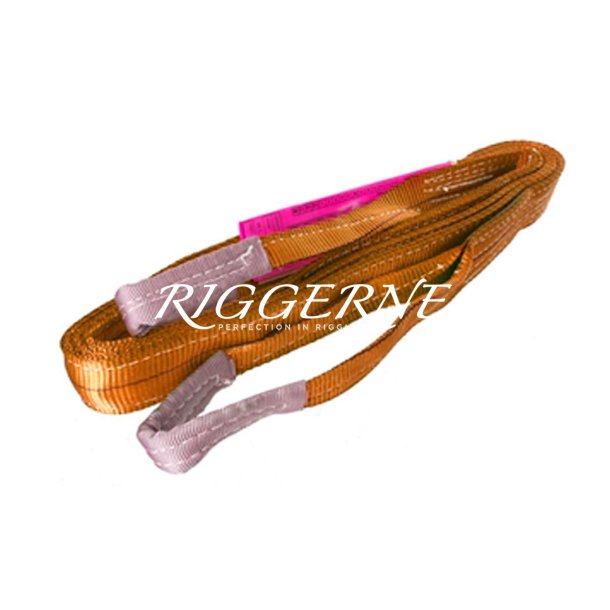 Flad lftestrop ORANGE 10 ton