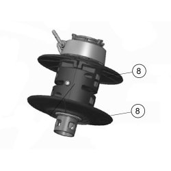 FURLEX 304S top/bund-pladest til tromle