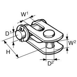FURLEX toggle gaffel/gaffel 