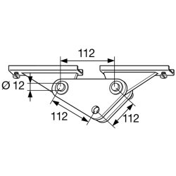 Selden rodkick-slde til skinne