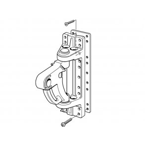 Selden mastebeslag til rodkick. Til mast E189+ og R