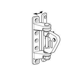 Selden universal mastebeslag til rodkick