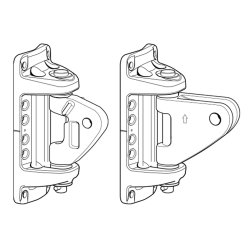 Selden mastebeslag til rodkick. Til mast C211-C245/F212-F246