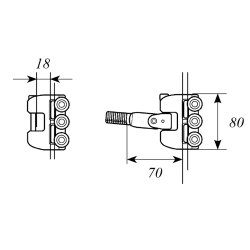 Selden MDS 80 sejlpindsvogn