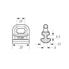 OWS 11 plast-sejlslde