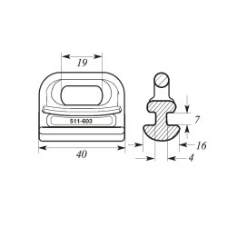 OWS 16 nylon-sejlslde