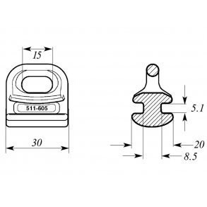 OWS 21 nylon-sejlslde