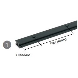 Selden skinne standard 22 mm 