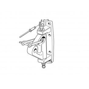 Selden svanehalsbeslag B120 UDEN kroge