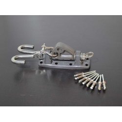 Selden svanehalsbeslag B120 med kroge