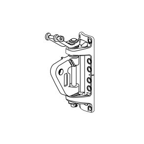 Selden Svanehalsbeslag til bom B120 til rullemast