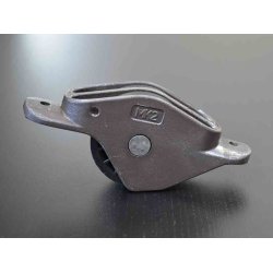 Selden skivgat dobbelt 70 i Aluminium m. M6 skruer