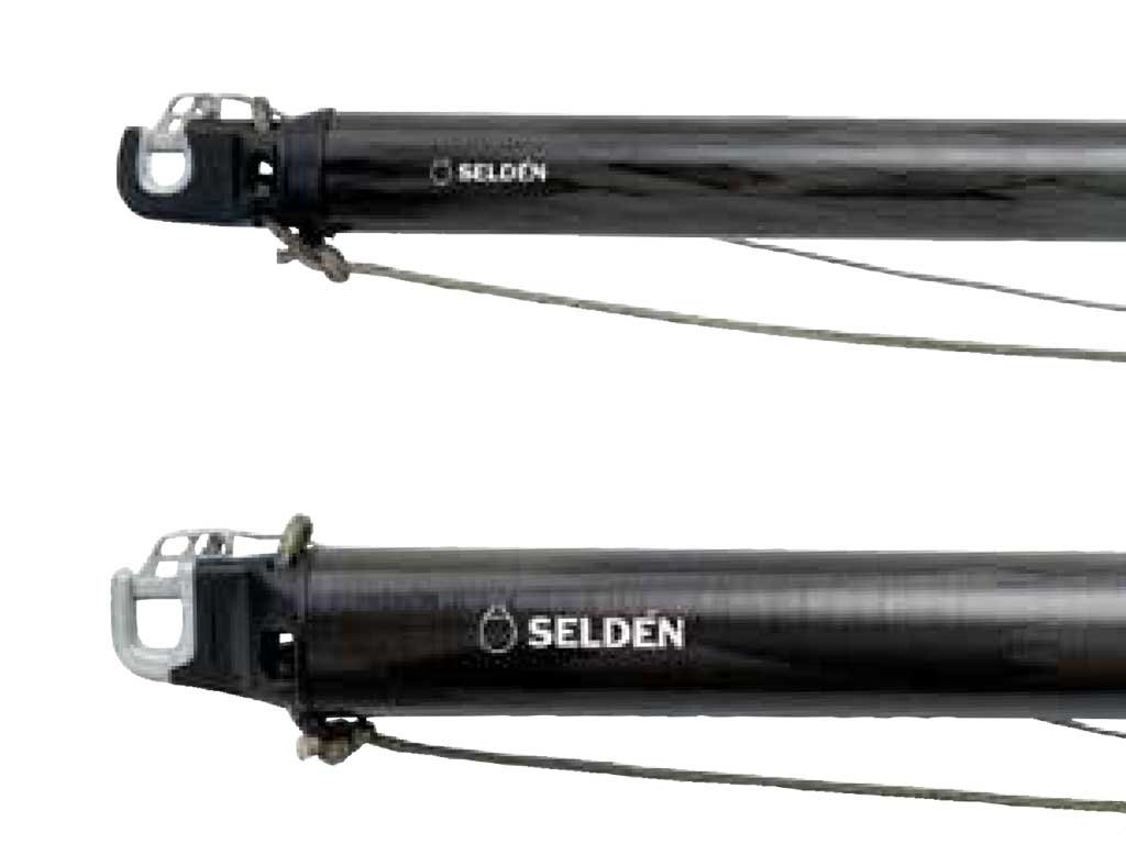 Selden kulfiber spilerstager - Riggerne