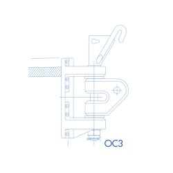 Sparcraft Ocean svanehals beslag komplet med rebe kroge