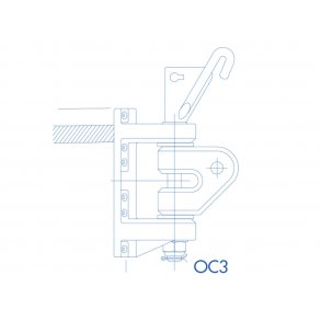 Sparcraft Ocean svanehals beslag komplet med rebe kroge