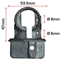 Z-Spars salingshorn endebeslag Z65