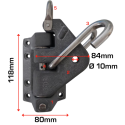 Z-Spars Svanehals til mast Z601-701