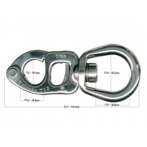 Tylaska T12 snap sjkel med stor svirvel