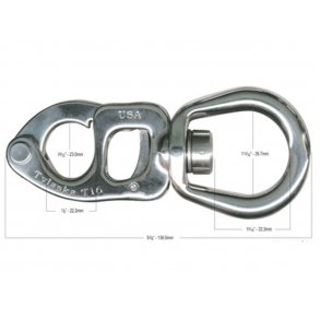 Tylaska T16 snap sj�kel med stor svirvel